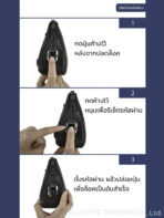 WiWU Anti-Theft Clutch pouch กระเป๋าครัทช์จัดเก็บตัวล็อกใส่รหัสเปิดกระเป๋า กันน้ำ กันขโมย - Image 2