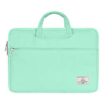 WIWU VIVI HAND BAG  กระเป๋าสำหรับใส่แล็ปท็อป โน๊ตบุ๊ค ขนาด 14" 15.6” ผ้ากันน้ำ จุของได้เยอะ พกพาสะดวกด้วยหูหิ้ว - Image 4