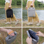 WiWU Pioneer Tablet bag กระเป๋าแท็ปเล็ต Tablet 11 12.9 โน๊ตบุ๊ค 13 พร้อมสายสะพาย ผ้ากันน้ำ Lichto - Image 5