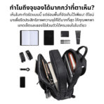 BANGE Vela กระเป๋าคาดอก ใส่แท็บเล็ต iPad สะพายข้าง สะพายหลัง ผู้ชาย ผ้ากันน้ำ BG-22002 - Image 2