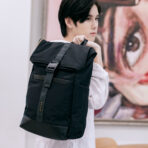 BANGE Rollo กระเป๋าเป้ใส่โน๊ตบุ๊ค 15.6 นิ้ว ฝาพับ Roll Top น้ำหนักเบา ผ้ากันน้ำ BG-3126