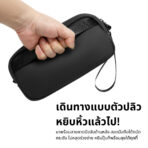 BANGE Fluxa กระเป๋าเก็บสายชาร์จ จัดระเบียบ ใส่หัวชาร์จ พาวเวอร์แบงค์ เมาส์ ผ้ากันน้ำ BG-3066 BG-3067 - Image 3
