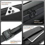 BANGE Lyra กระเป๋าคาดอก คาดเอว Crossbody ใส่ iPad mini สายปลดเร็ว ผ้ากันน้ำ BG-7837 - Image 3