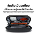 BANGE Nova กระเป๋าจัดระเบียบ ใส่อุปกรณ์ไอที สายชาร์จ หัวชาร์จ พาวเวอร์แบงค์ ผ้ากันน้ำ BG-7885 - Image 2