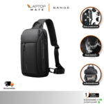 BANGE Swift กระเป๋าคาดอก ใส่ iPad 11 นิ้ว ผู้ชาย สะพายข้าง Crossbody ผ้ากันน้ำ BG-7566