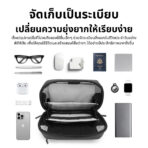 BANGE Luna กระเป๋าจัดระเบียบ Hard Shell ใส่อุปกรณ์ดิจิทัล สายชาร์จ เมาส์ ทรงแข็ง ใบใหญ่ BG-6800 - Image 2