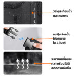 BANGE Altair กระเป๋าคาดอก กันขโมย ล็อครหัส มีช่อง USB ใส่ iPad 11 นิ้ว ผู้ชาย ผ้ากันน้ำ BG-7082 - Image 4