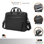 BANGE Mantis กระเป๋าเอกสาร ใส่โน๊ตบุ๊ค กระเป๋าถือทำงาน ผู้ชาย ผู้หญิง มีสายสะพาย ผ้ากันน้ำ BG-2559