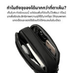 BANGE Syren กระเป๋าสะพายข้าง ใบเล็ก ผู้ชาย ผู้หญิง สไตล์เกาหลี น้ำหนักเบา ผ้ากันน้ำ BG-7717 - Image 2