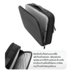 BANGE Lorven กระเป๋าใส่โน๊ตบุ๊ค 14 นิ้ว กระเป๋าถือทำงาน MacBook Air Pro ทรงบาง พรีเมียม BG-8018 - Image 4
