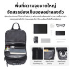 BANGE Altair กระเป๋าคาดอก กันขโมย ล็อครหัส มีช่อง USB ใส่ iPad 11 นิ้ว ผู้ชาย ผ้ากันน้ำ BG-7082 - Image 2