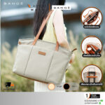 BANGE Selene กระเป๋าโท้ท Tote ใส่โน๊ตบุ๊ค 14 นิ้ว ผู้หญิง สะพายไหล่ ใบใหญ่ ไปทำงาน ผ้ากันน้ำ BG-6803
